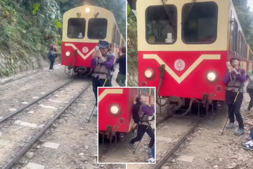 Vrouw geraakt door trein tijdens maken van selfie in Taiwan
