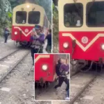 Vrouw geraakt door trein tijdens maken van selfie in Taiwan