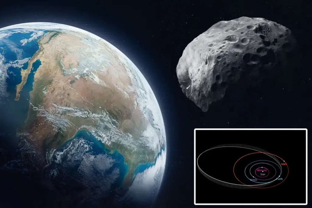 NASA waarschuwt voor snel naderende, stadiongrote asteroïde vlakbij de aarde vanavond