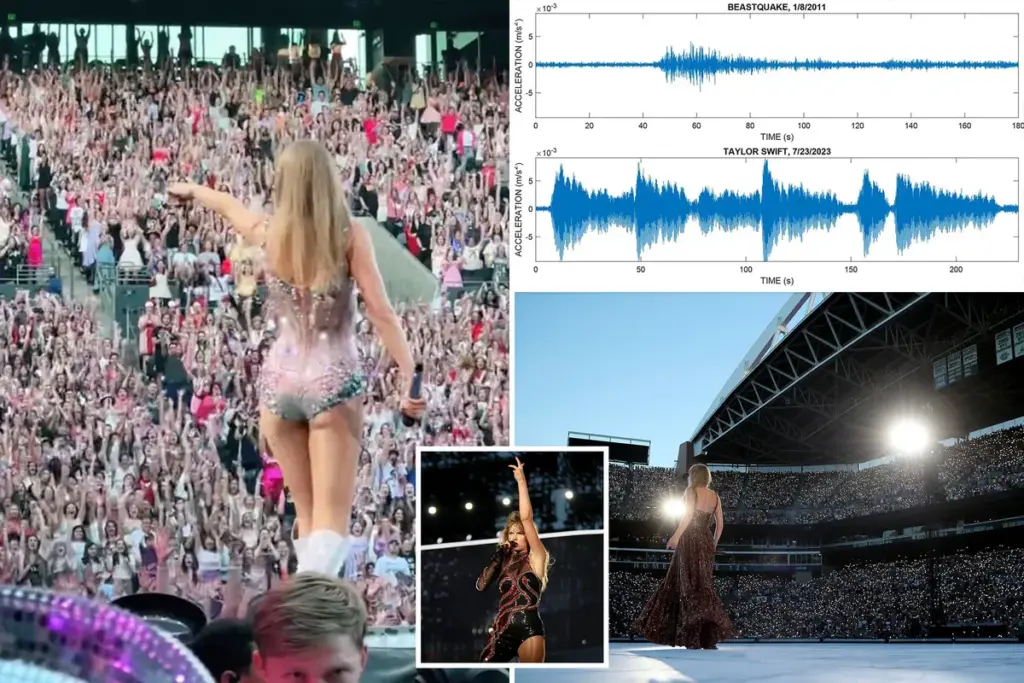 Taylor Swift-fans veroorzaken aardbeving van 2,3 tijdens Eras Tour in Seattle