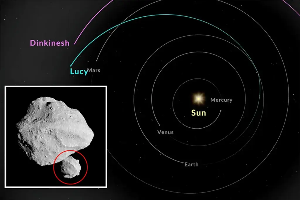 NASA-wetenschappers verbaasd door ‘maan-knuffelende’ asteroïde: “Dit is bijzonder”