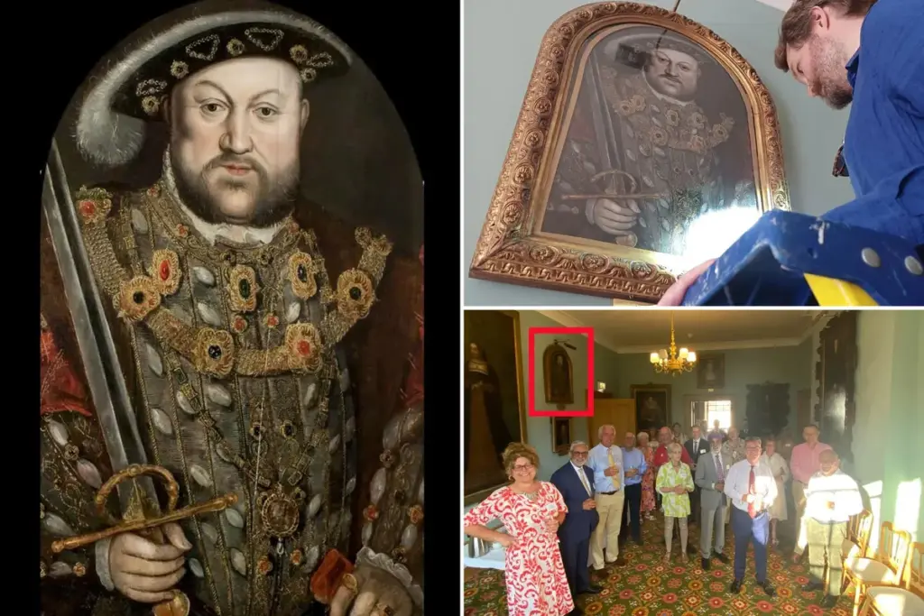 Verloren schilderij van Hendrik VIII duikt onverwacht op aan muur van Britse gezant