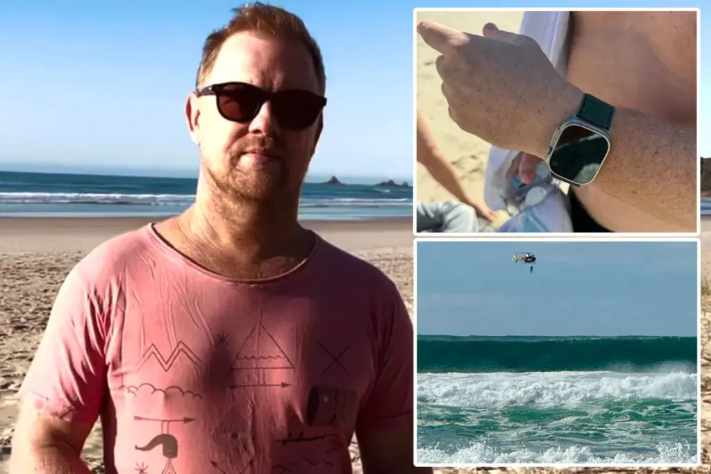 Bodysurfer gered door Apple Watch na redding op zee