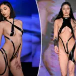 Borstige modellen stelen de show op New York Fashion Week – tape trend verovert de catwalk