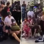 Honderden mensen die zich als honden identificeren verzamelen zich in het stadscentrum: ‘Bel de dierenambulance’