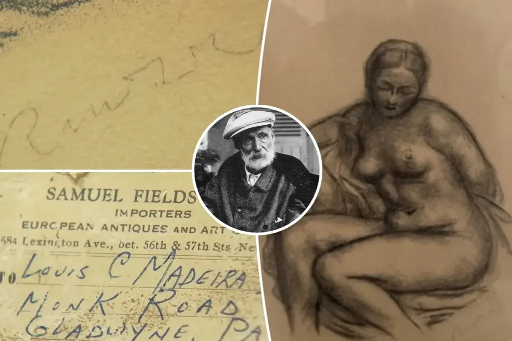 Een tekening van €11 uit de kringloopwinkel kan een echte Renoir zijn – en miljoenen waard