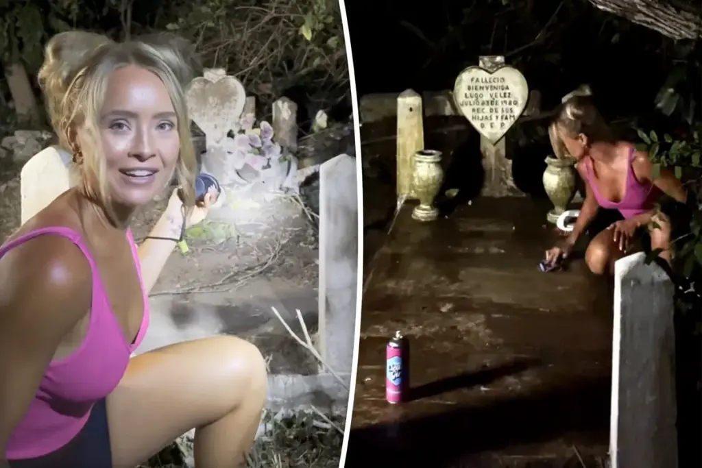 ‘Clean Girl’ influencer maakt verwaarloosde graven schoon — zonder toestemming