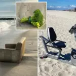 De raarste strandvondsten: van relaxstoel tot enkelband op Long Beach
