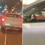 Verstrooide automobilist rijdt door Amsterdam met benzineslang nog vast aan auto