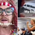 Carrot Top zat samen met ‘niet-echte passagier’ vrouw in vliegtuig – dit gebeurde er echt