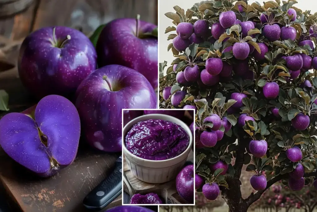 Paarse appels gaan viraal op social media: Nederlandse boomgaarden overspoeld met vragen — maar er is een addertje onder het gras