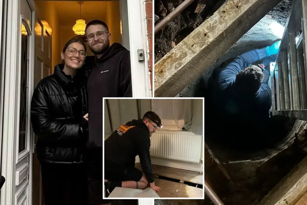 Koppel ontdekt verborgen waterput tijdens renovatie van woonkamer