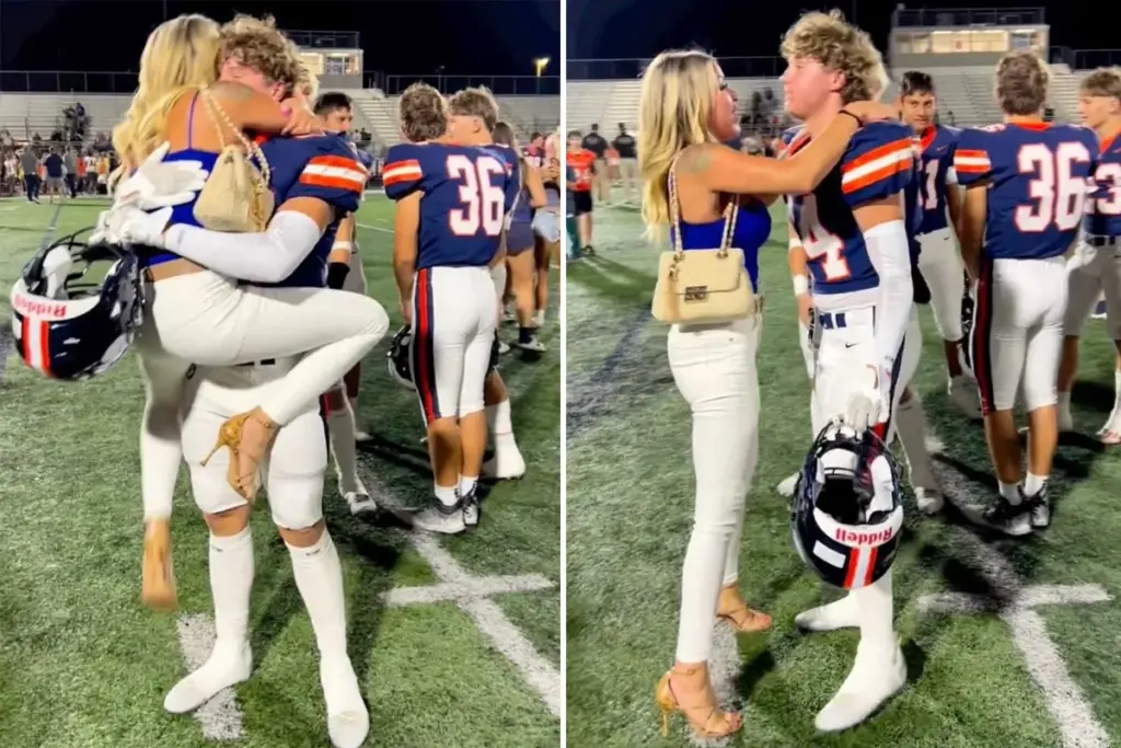 Moeder uit Utah verdedigt emotionele knuffel met zoon na voetbalwedstrijd