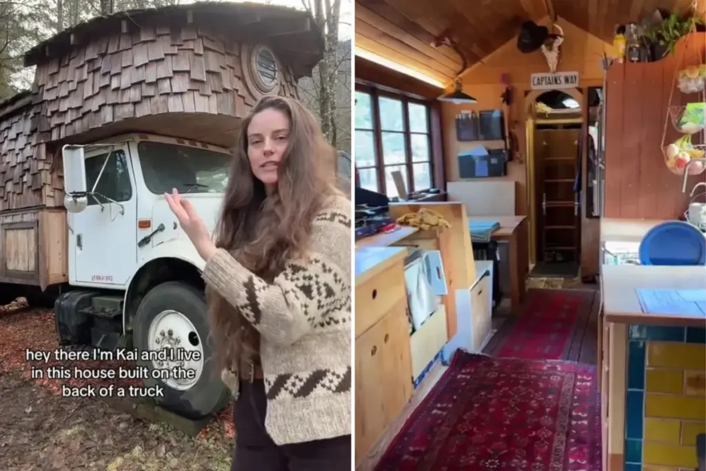 Een mobiel cabin-huis bouwen op een oude truck: zo omzeil ik de torenhoge huren