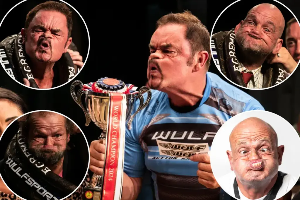 Bekijk de wildste gezichten van het Wereldkampioenschap Gurning