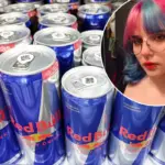 Zo dol op Red Bull dat ze een barcode toevoegde aan haar huid – en die werkt in de supermarkt