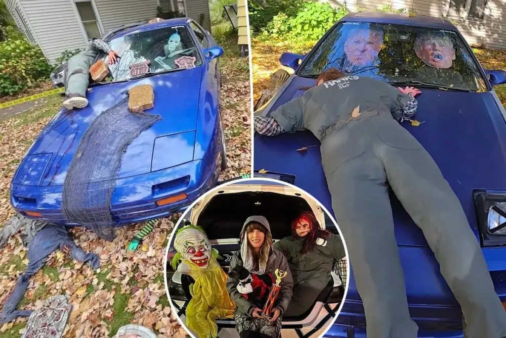Trump-Halloweenversiering in Wausau leidt tot ruzie en boetedreiging van gemeente