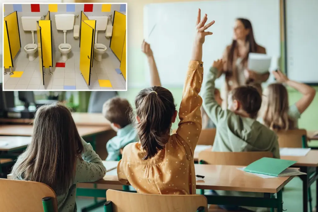 Leraar bekritiseerd om strenge toiletregel: slechts 3 keer per maand naar het toilet op school
