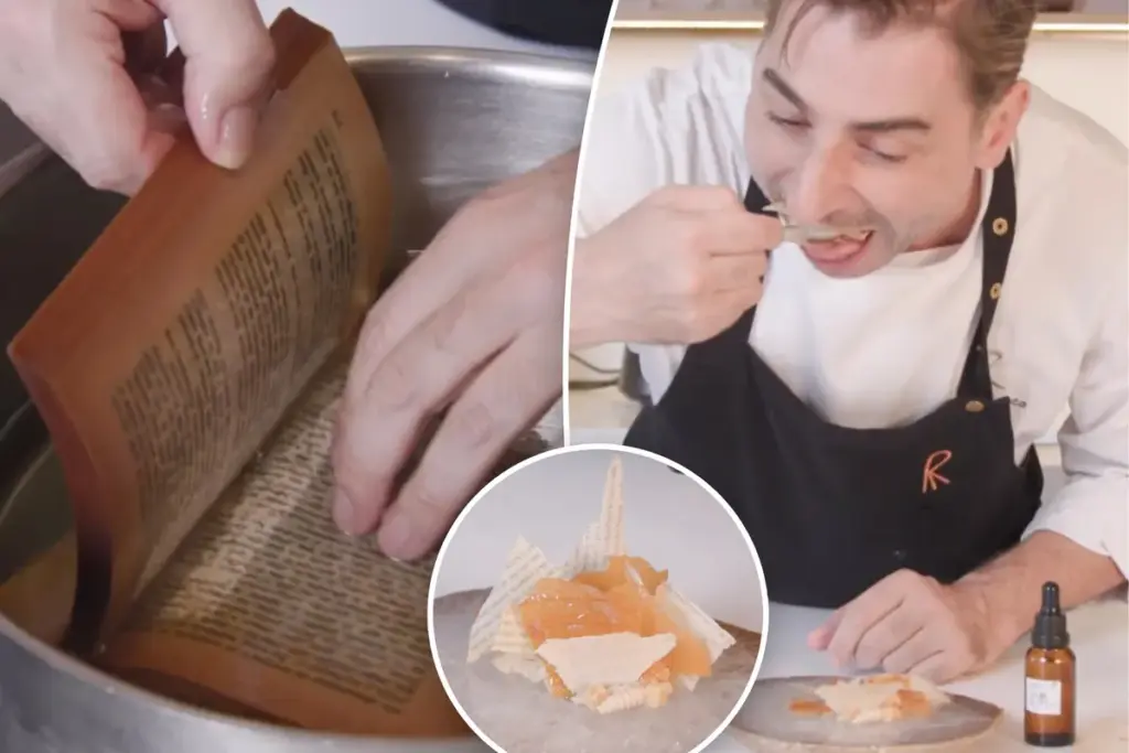 Hoe een Michelinchef een pudding met de smaak van oude boeken bedacht