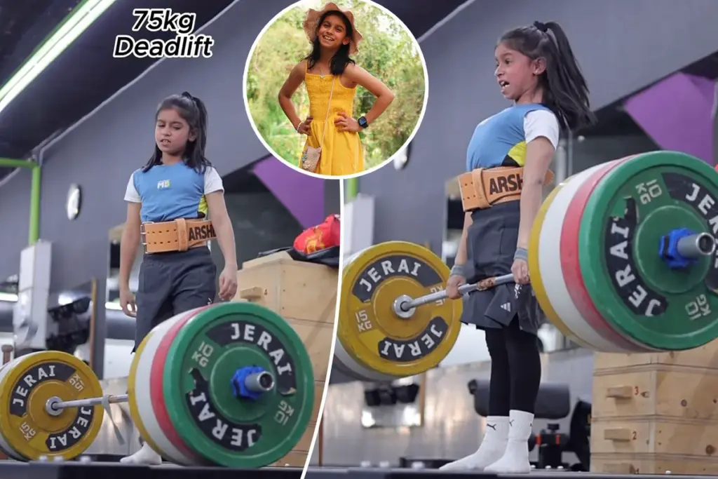 9-jarig meisje tilt 75 kilo op in spectaculaire video: drie keer haar eigen gewicht