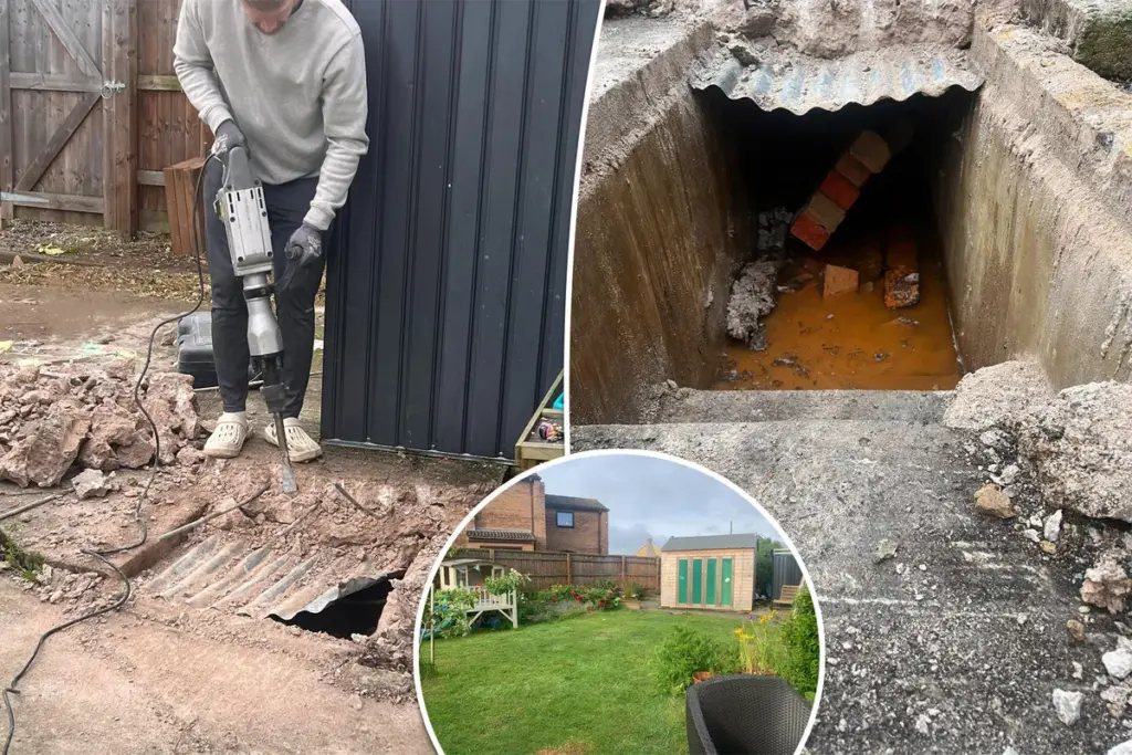 Gezin vindt verborgen WOII-schuilkelder in achtertuin: ‘Wat hebben we nu weer ontdekt?’
