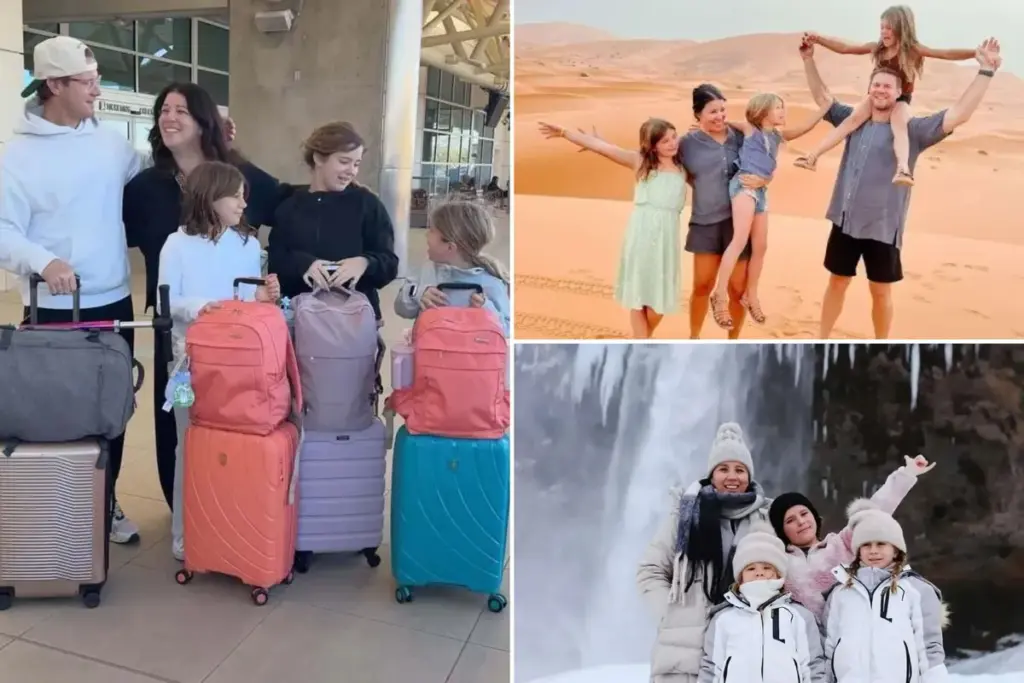 Met drie dochters de wereld rond: dit gezin uit Florida kiest voor ‘worldschooling’ in 40 landen