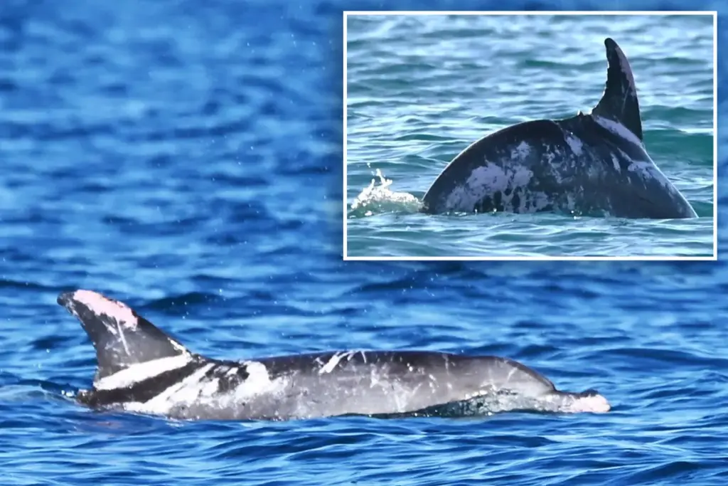 Zeldzame zwart-witte tuimelaar ontdekt in Australië: Speckles zet onderzoekers op stelten