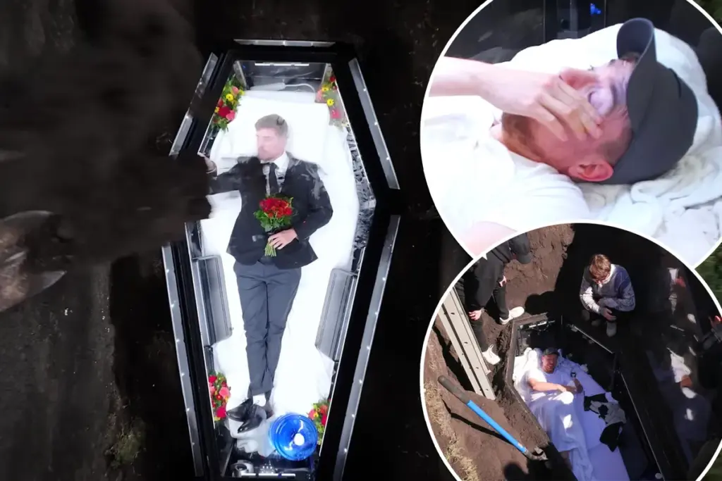 MrBeast in tranen na 7 dagen levend begraven: ‘Mentaal loodzwaar’