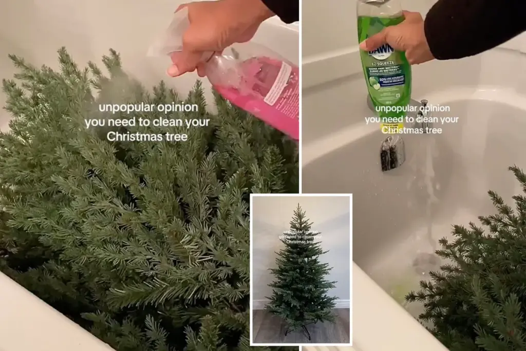 Ik was mijn kunstkerstboom in bad – volgens sommigen heb ik therapie nodig