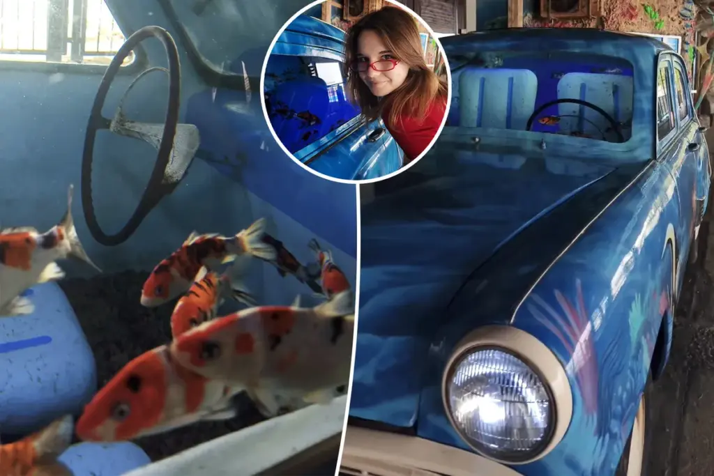 Student vindt onverwachts aquarium in geparkeerde auto aan zee