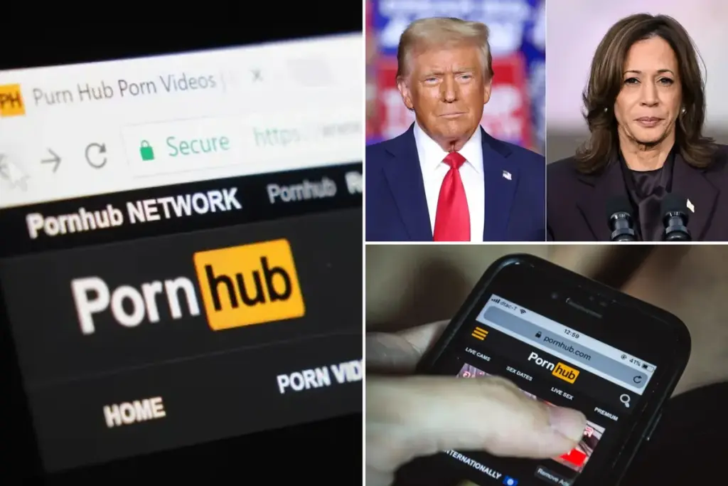 Pornhub onthult populairste zoektermen per staat tijdens verkiezingsnacht — vooral Florida valt op