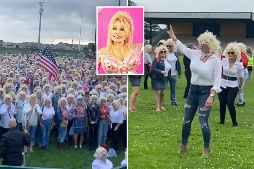 Ruim 1.100 Dolly Parton-imitators proberen wereldrecord te breken in Ierland